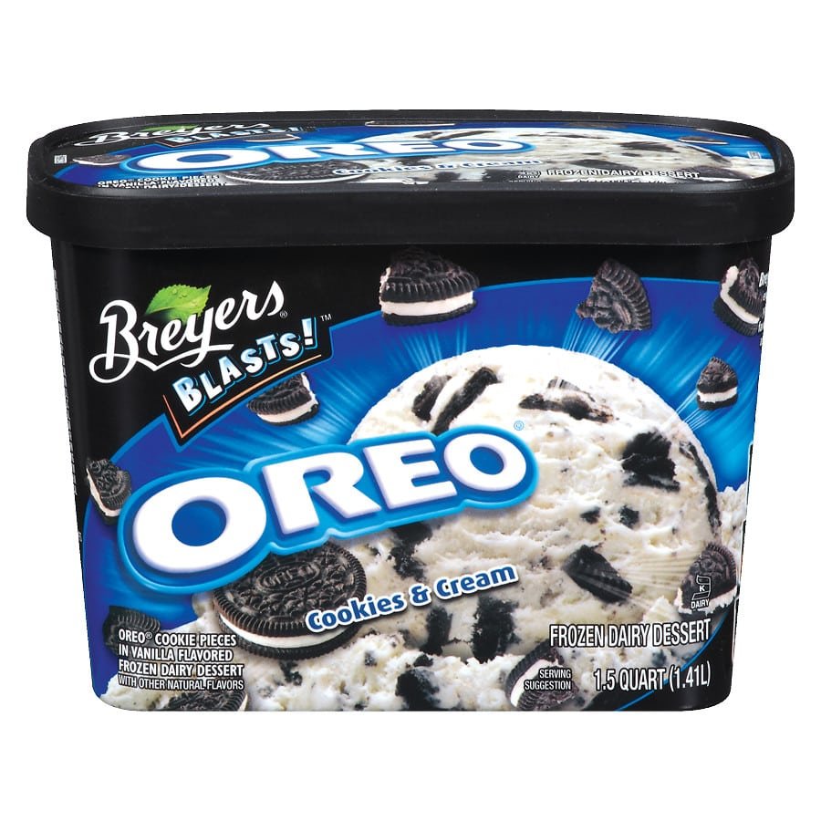 Breyers Blasts Ice Cream Oreo Cookies & Cream