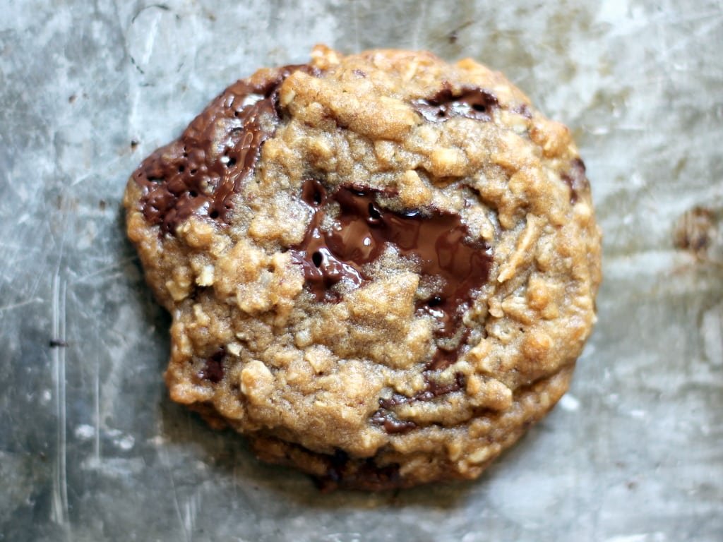 Chewy Chocolate Chunk Coconut Oatmeal Cookies {made With Coconut
