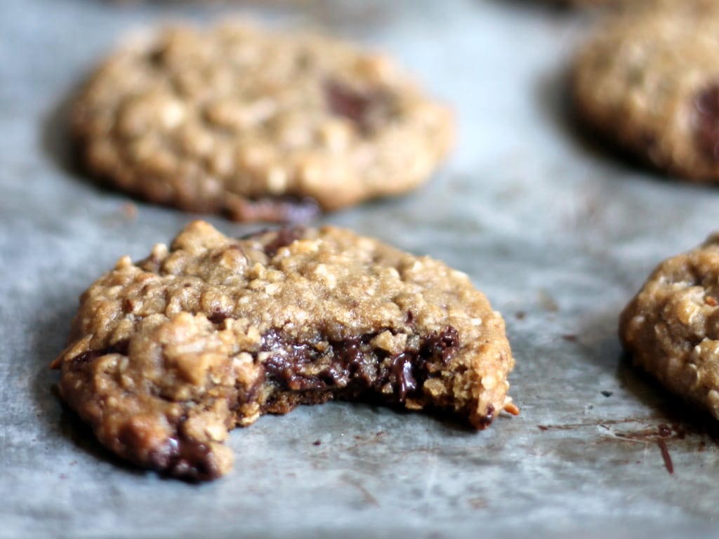 Chewy Chocolate Chunk Coconut Oatmeal Cookies {made With Coconut