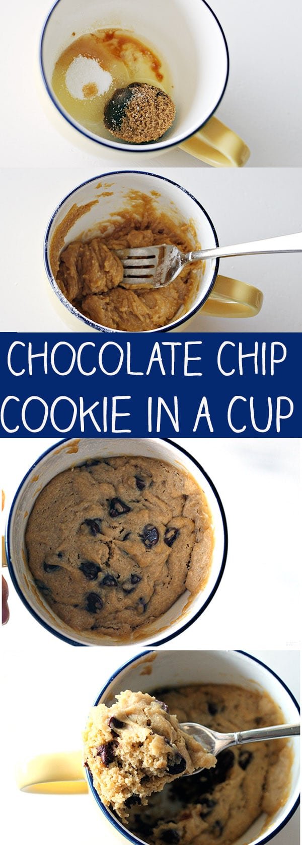 Chocolate Chip Cookie In A Cup