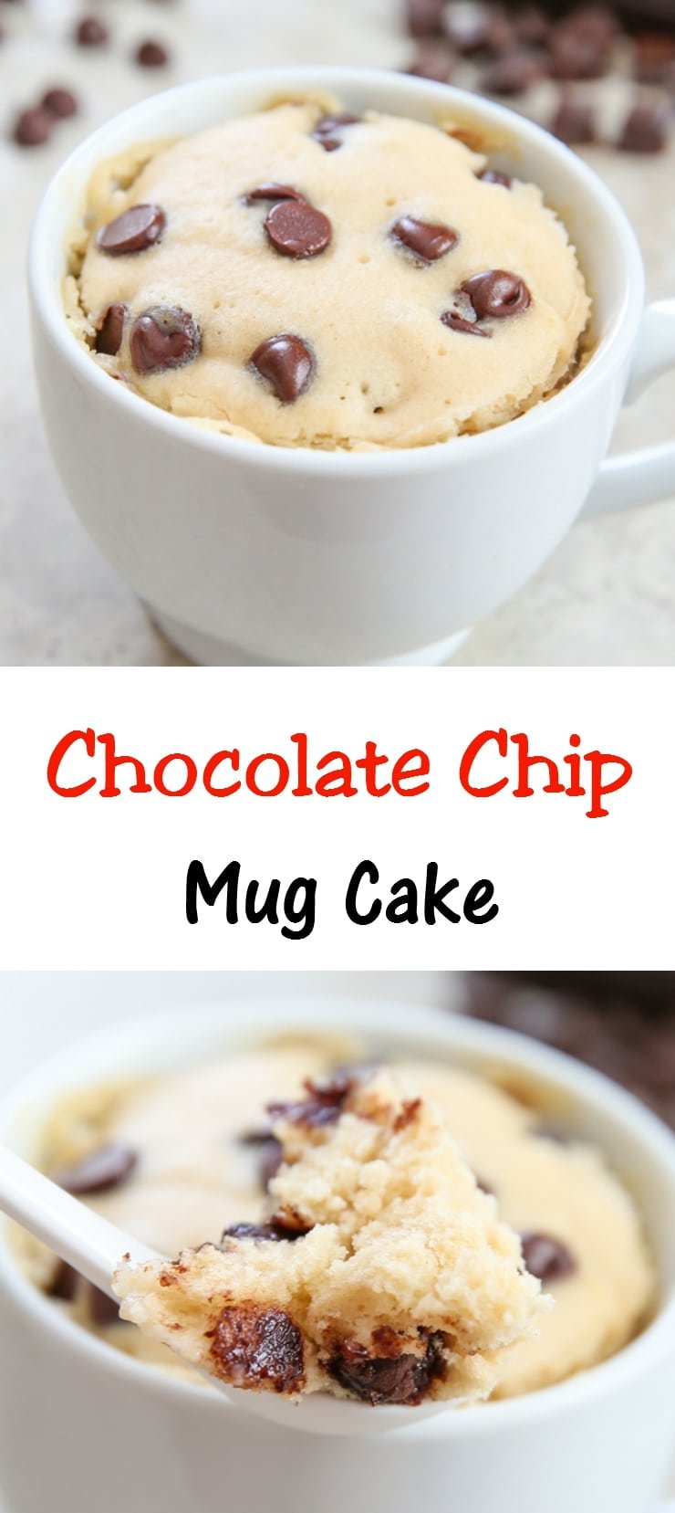 Chocolate Chip Mug Cake