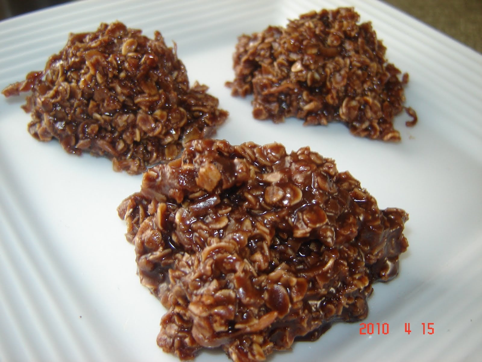 Chocolate Coconut No Bake Cookies