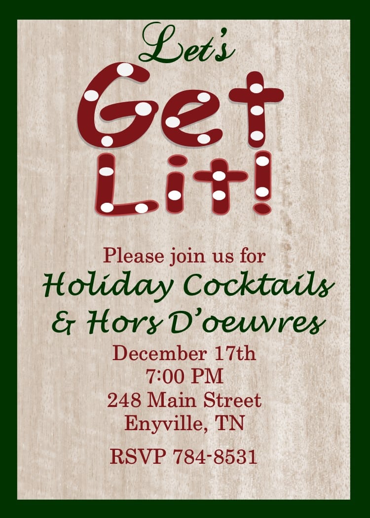 Christmas Party Invitations