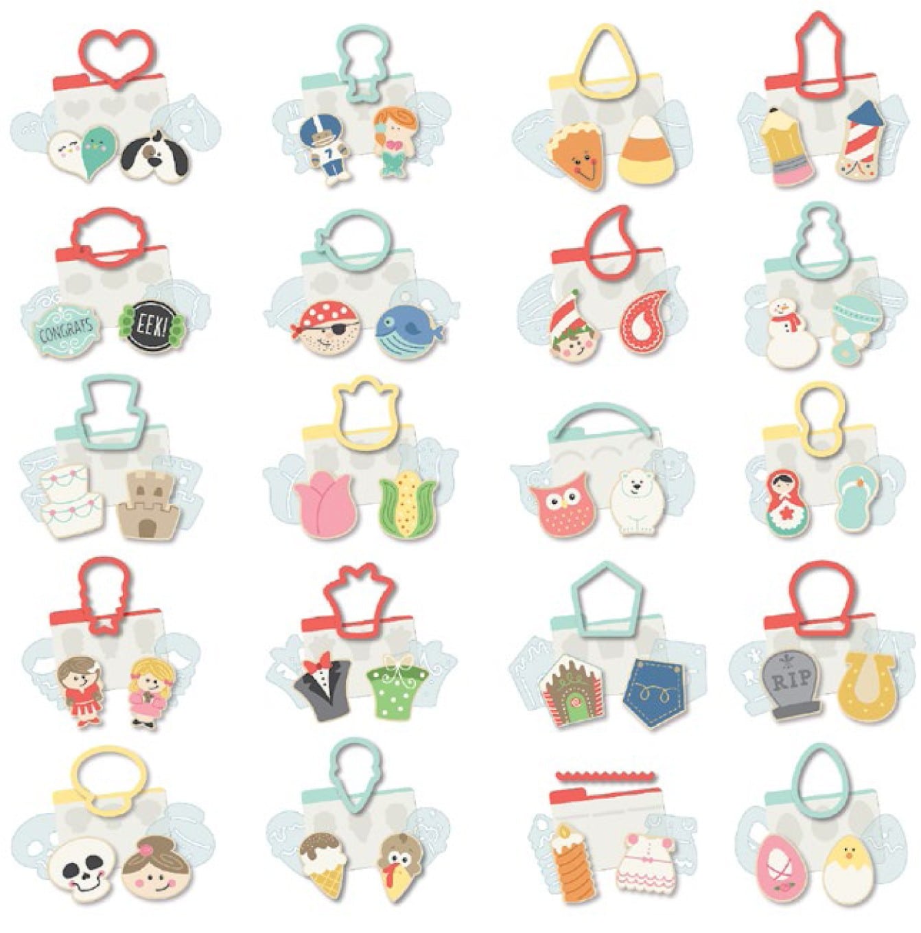 Christmas Shape Shifter Cookie Cutter Value Set