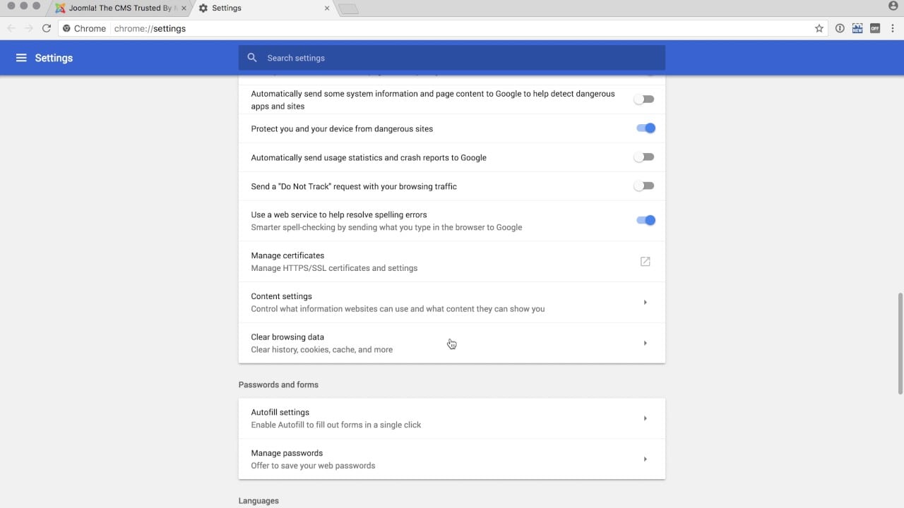 Clear Browser Cache In Google Chrome (mac)