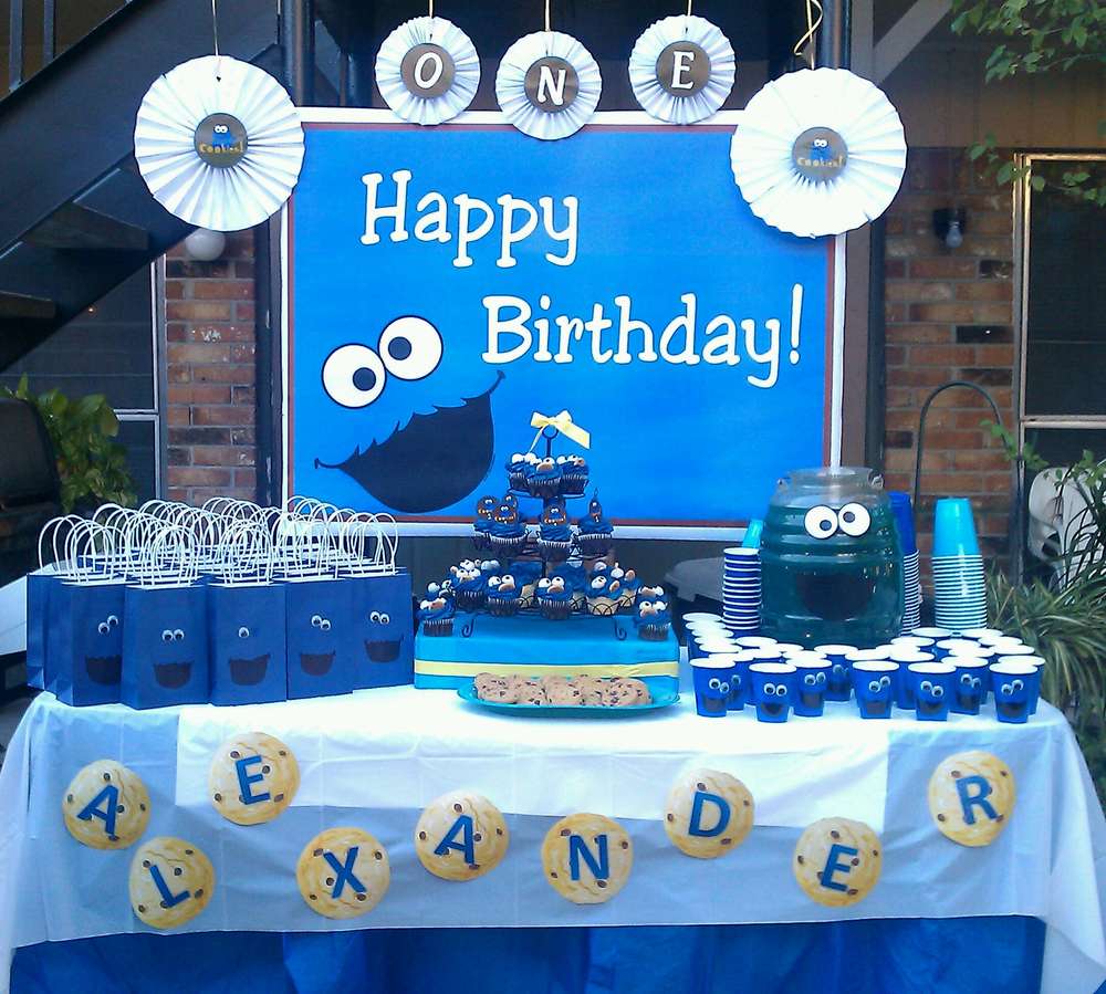 Cookie Monster Birthday Party Ideas