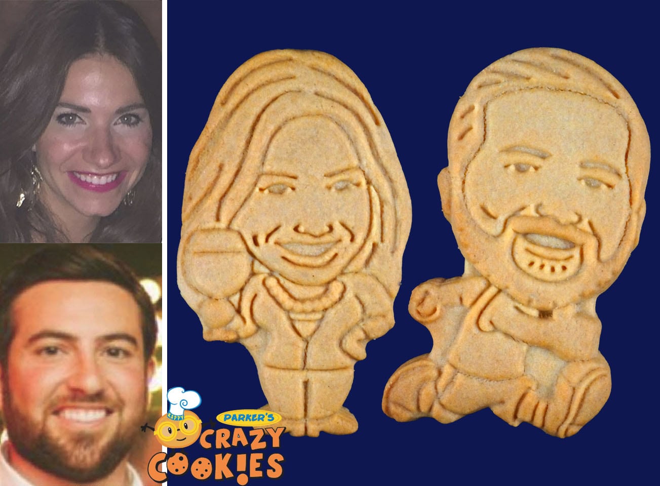Custom Cookie Wedding Favors That Look Exactly Like You