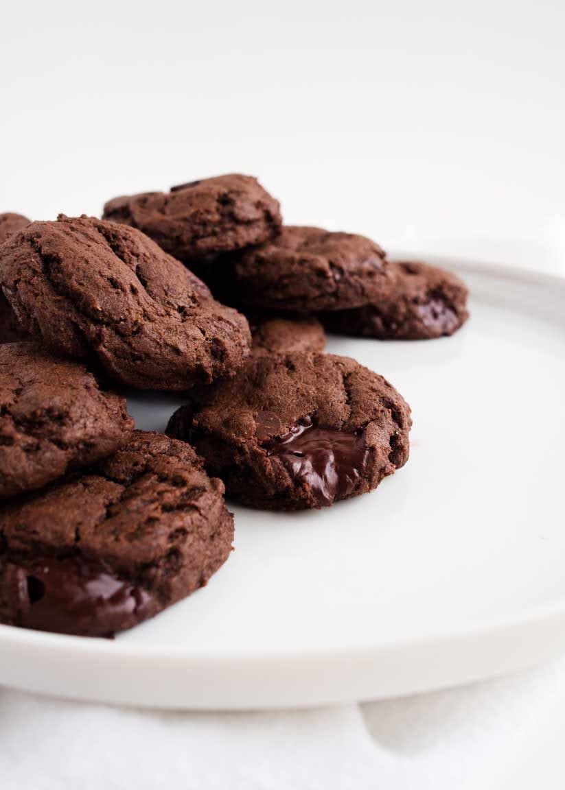 Double Dark Chocolate Chip Cookies Recipe