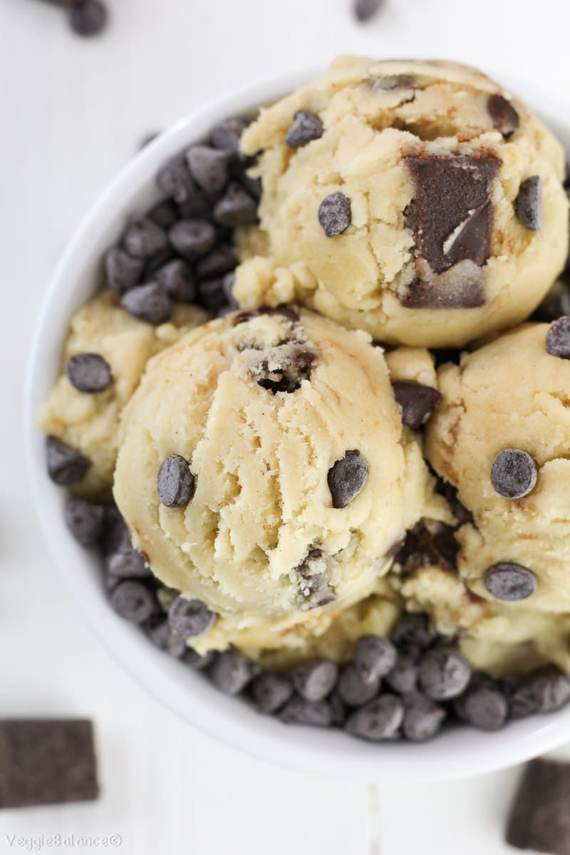 Edible Cookie Dough (eggless, Gluten Free)