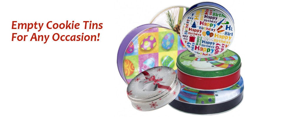 Empty Cookie Tins
