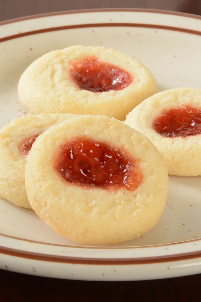Jam Filled Butter Cookies