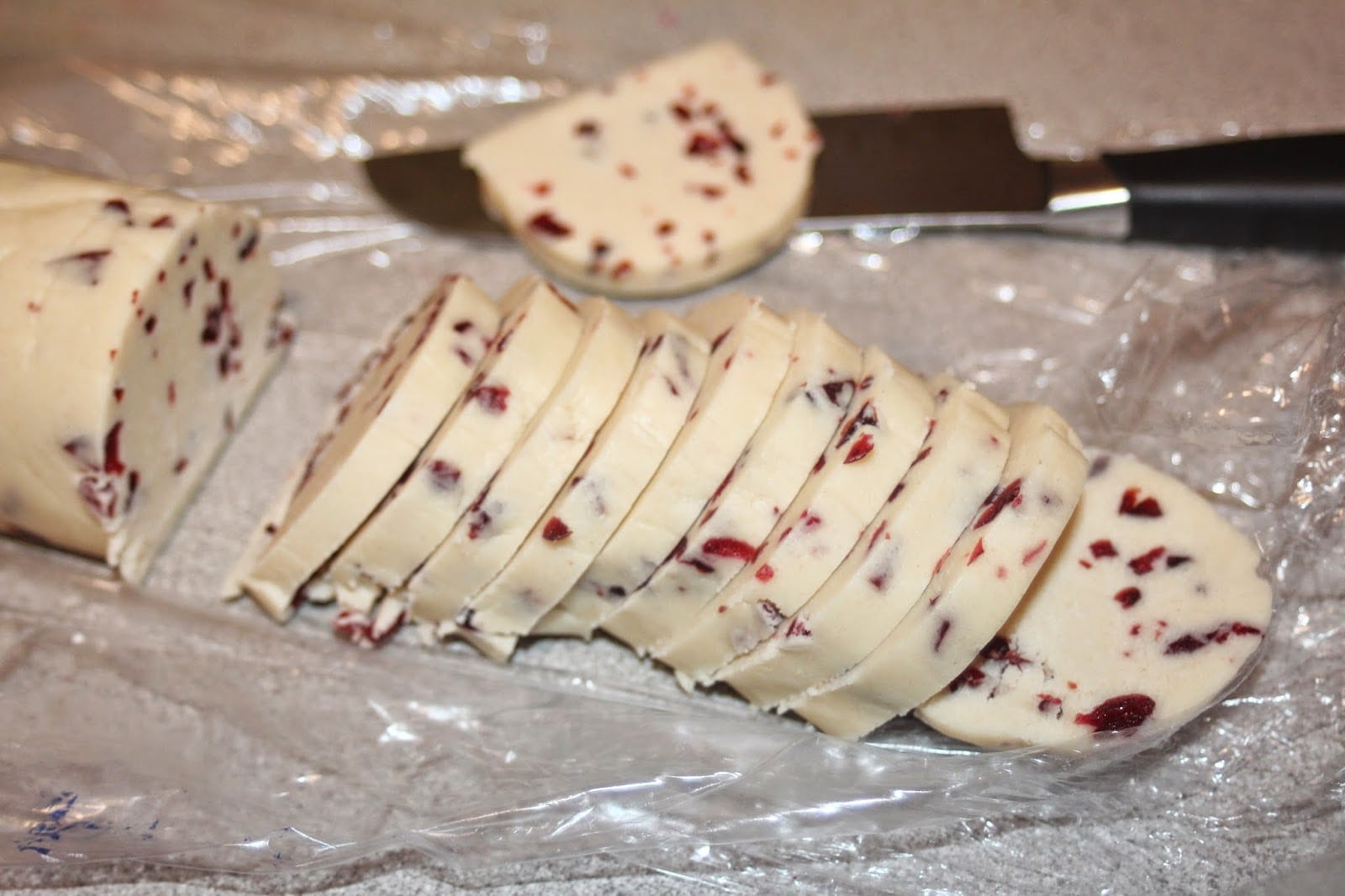 Julie Bakes  Cranberry Shortbread Cookies