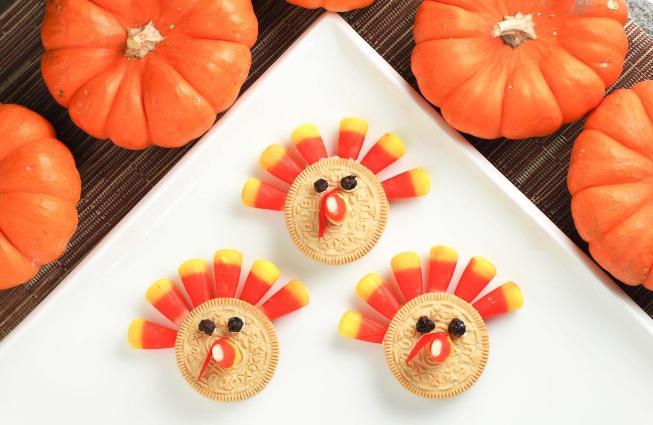 Kids Recipe  Crazy Easy Thanksgiving Turkey Cookie