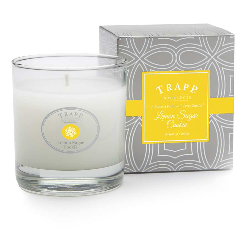 Lemon Sugar Cookie Seasonal 7 Oz  Large Poured Trapp Candle