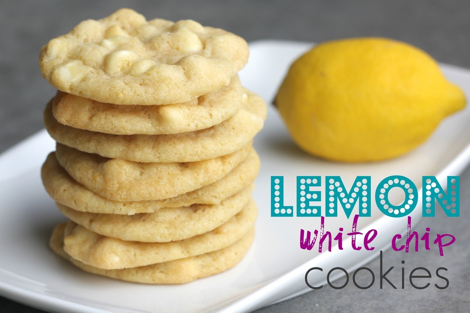 Lemon White Chip Cookies