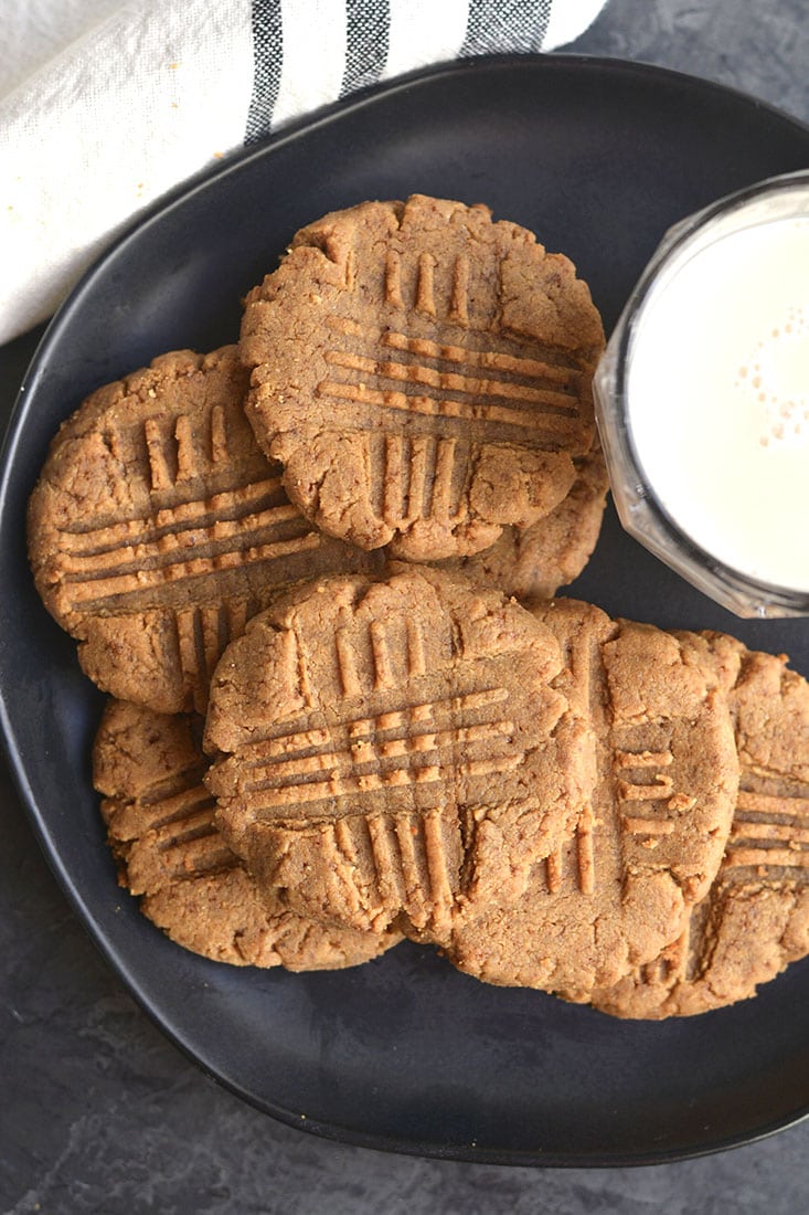 Low Carb Peanut Butter Cookies {low Calorie, Gf}