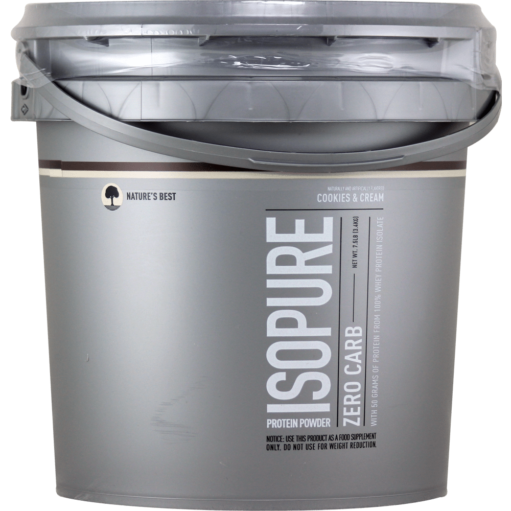 Nature's Best Isopure Zero Carb Cookies And Cream 7 5 Lbs
