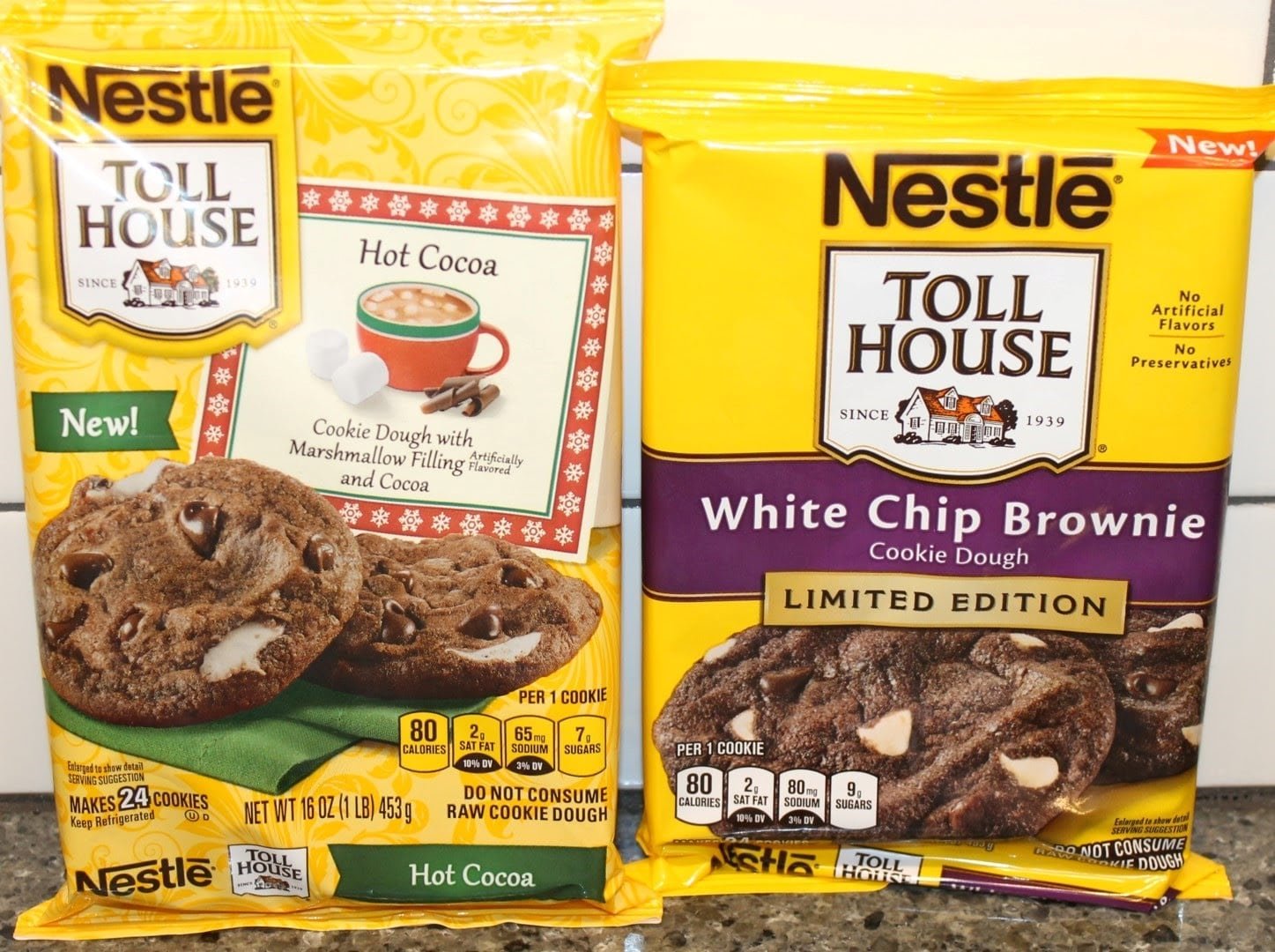 Nestle Toll House Cookies  White Chip Brownie Vs Hot Cocoa Blind