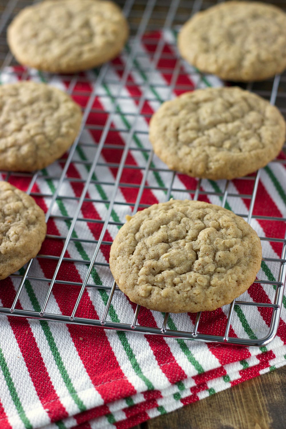 Oatmeal Cinnamon Nutmeg Cookies