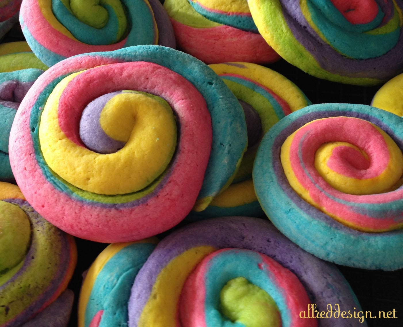 Rainbow Sugar Cookies