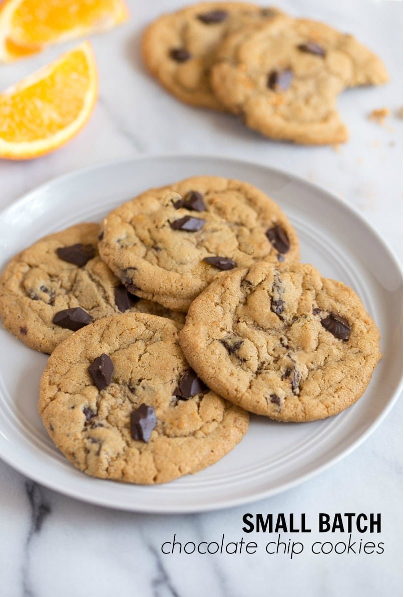 Small Batch Chocolate Chip Cookies (best!)