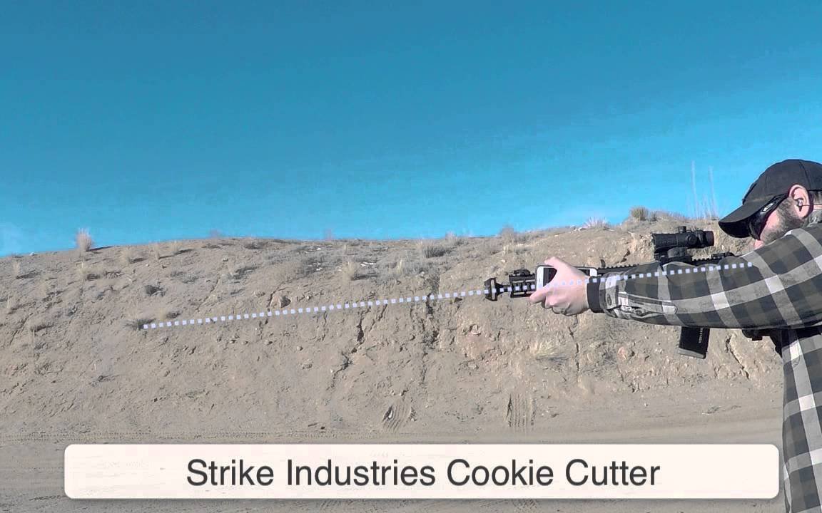Strike Industries Cookie Cutter Comp Muzzle Rise Demo