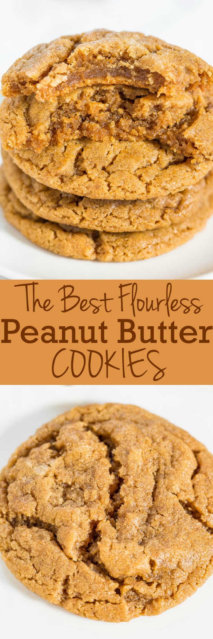 The Best Flourless Peanut Butter Cookies