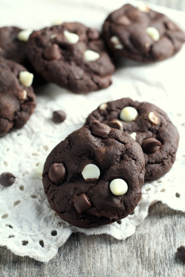 Triple Chocolate Chip Cookies