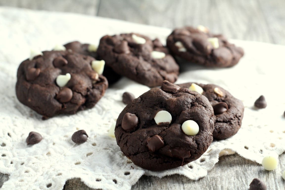Triple Chocolate Chip Cookies