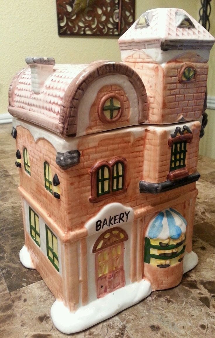 Vintage Victorian House Cookie Jar By Youngsvintagehome On Etsy