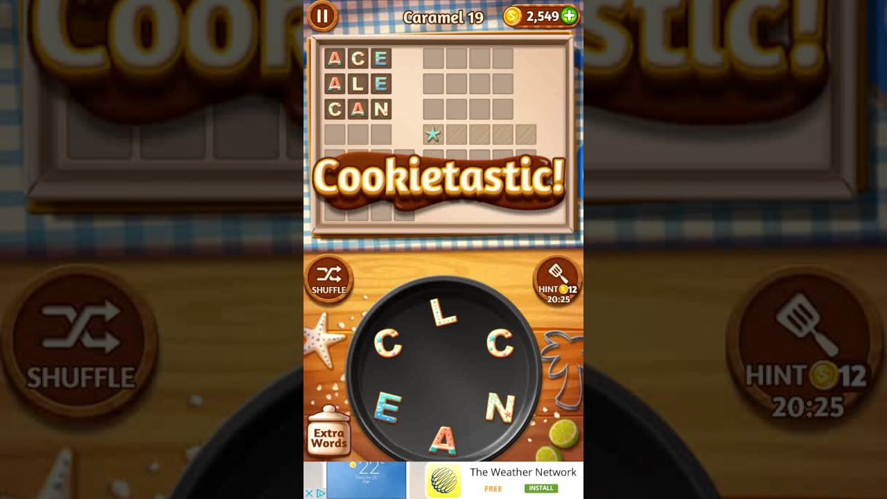 Word Cookies Caramel 19