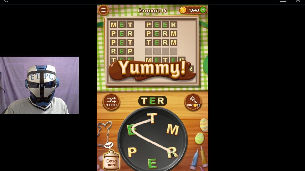 Word Cookies Coconut 14 Solved