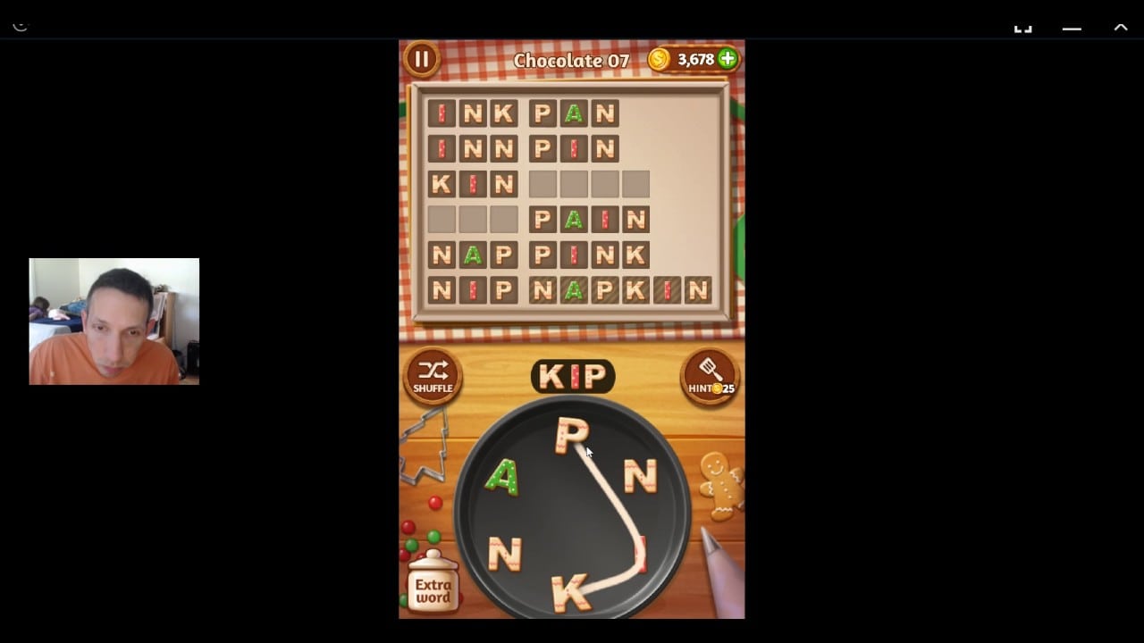 Word Cookies, Commis Chef, Updated Chocolate Level 7 Solved
