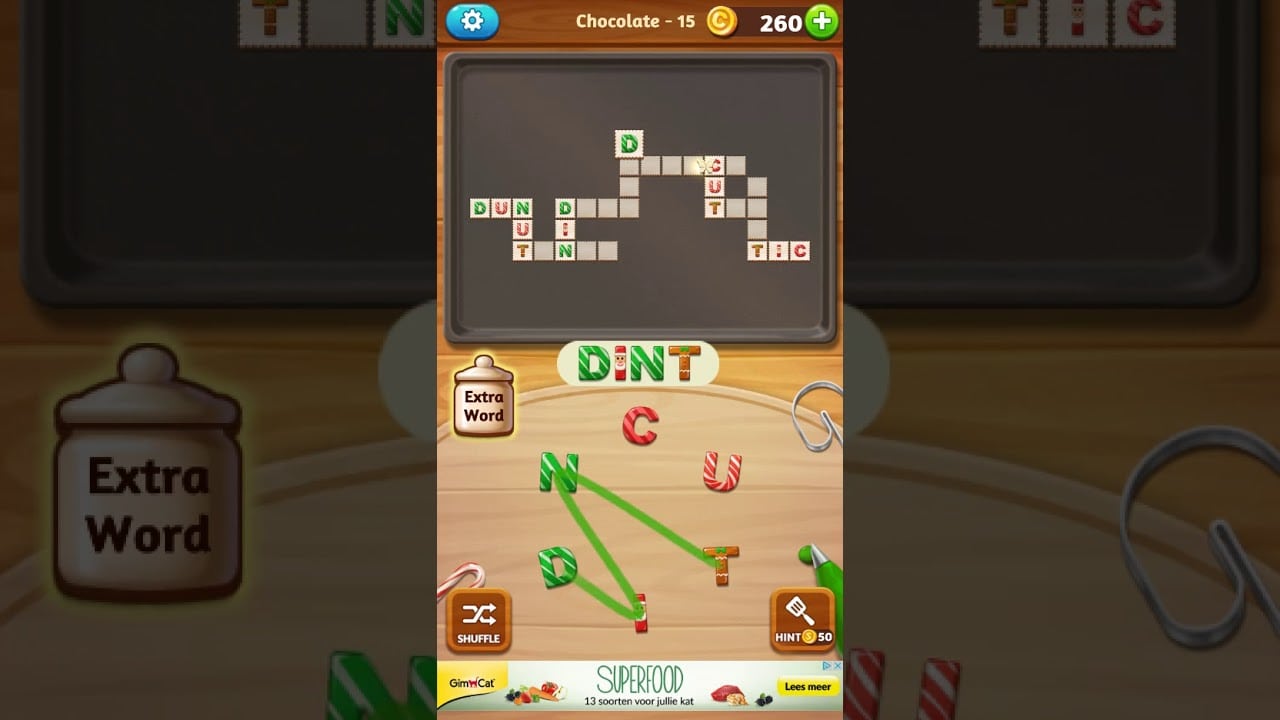 Word Cookies Cross Chocolate 15