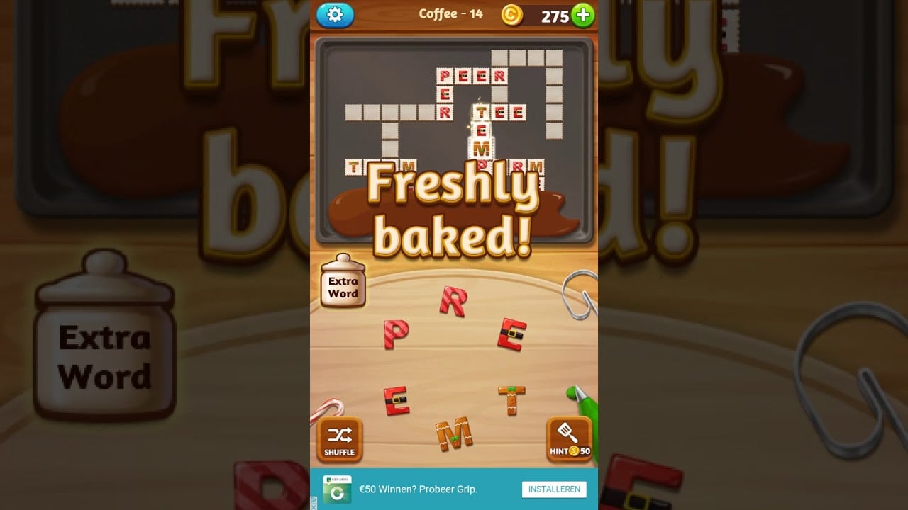 Word Cookies Cross Coffee 14