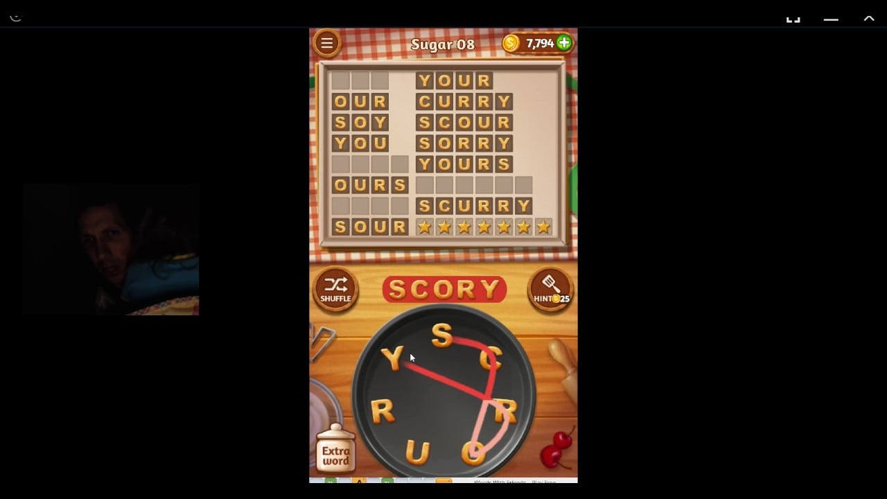 Word Cookies, Executive Chef, Sugar Level 8 Solved