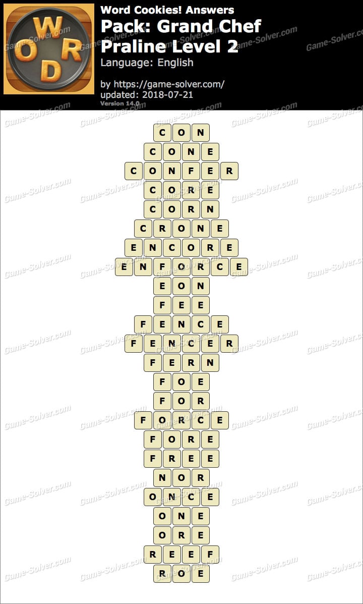 Word Cookies Grand Chef