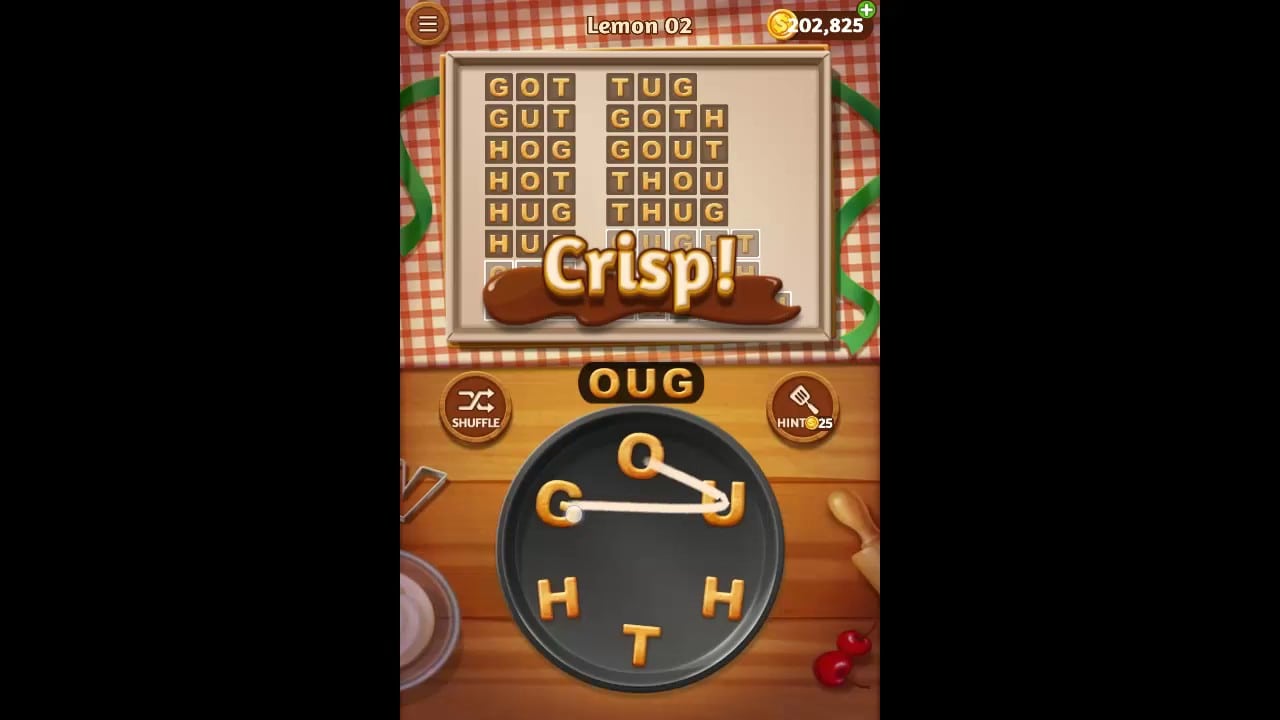 Word Cookies Lemon Pack Level 2 Answers