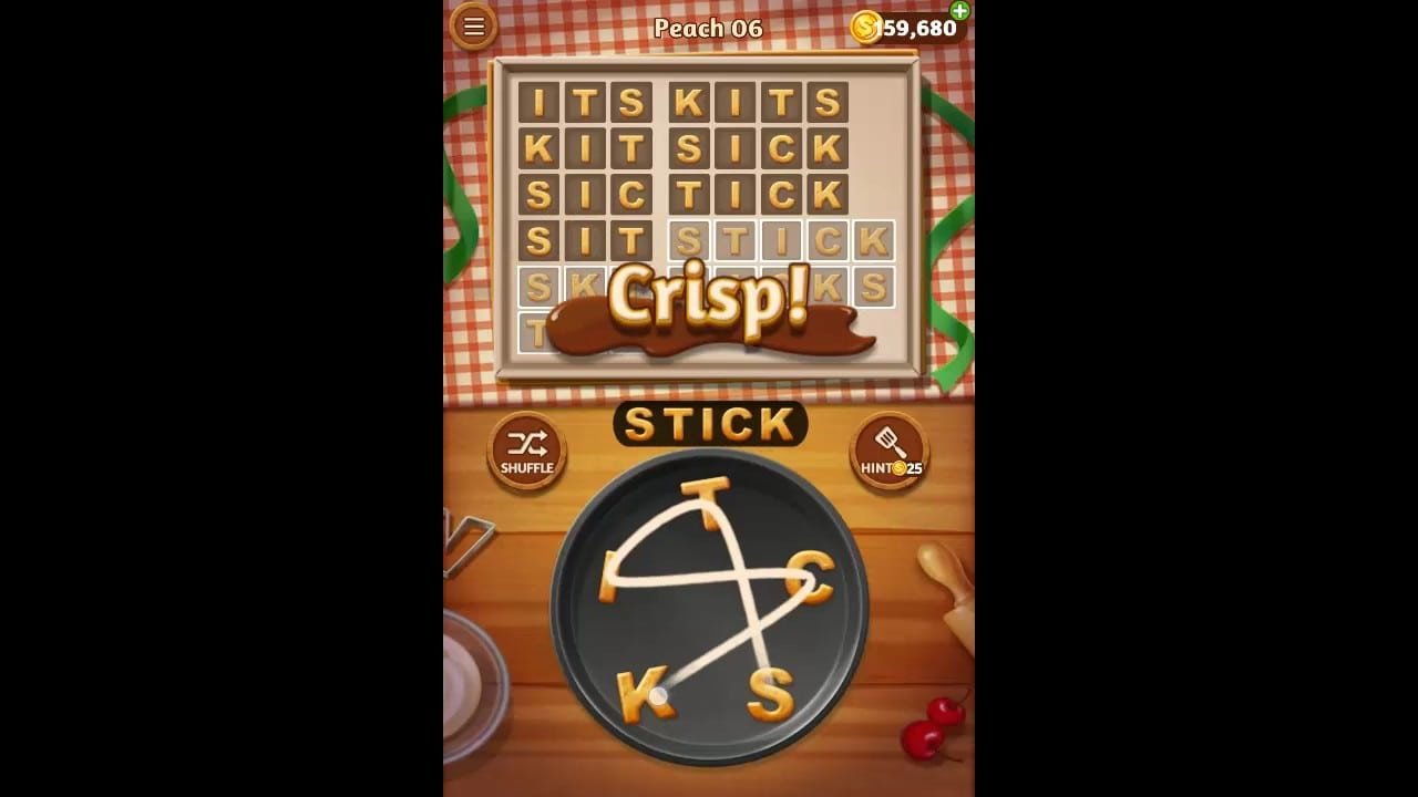 Word Cookies Peach Pack Level 6 Answers