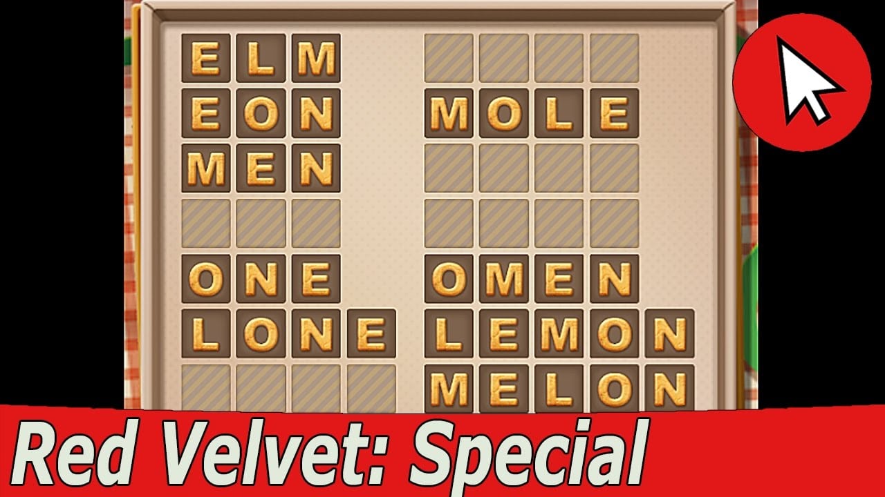 Word Cookies Red Velvet Special Level Answers Guide