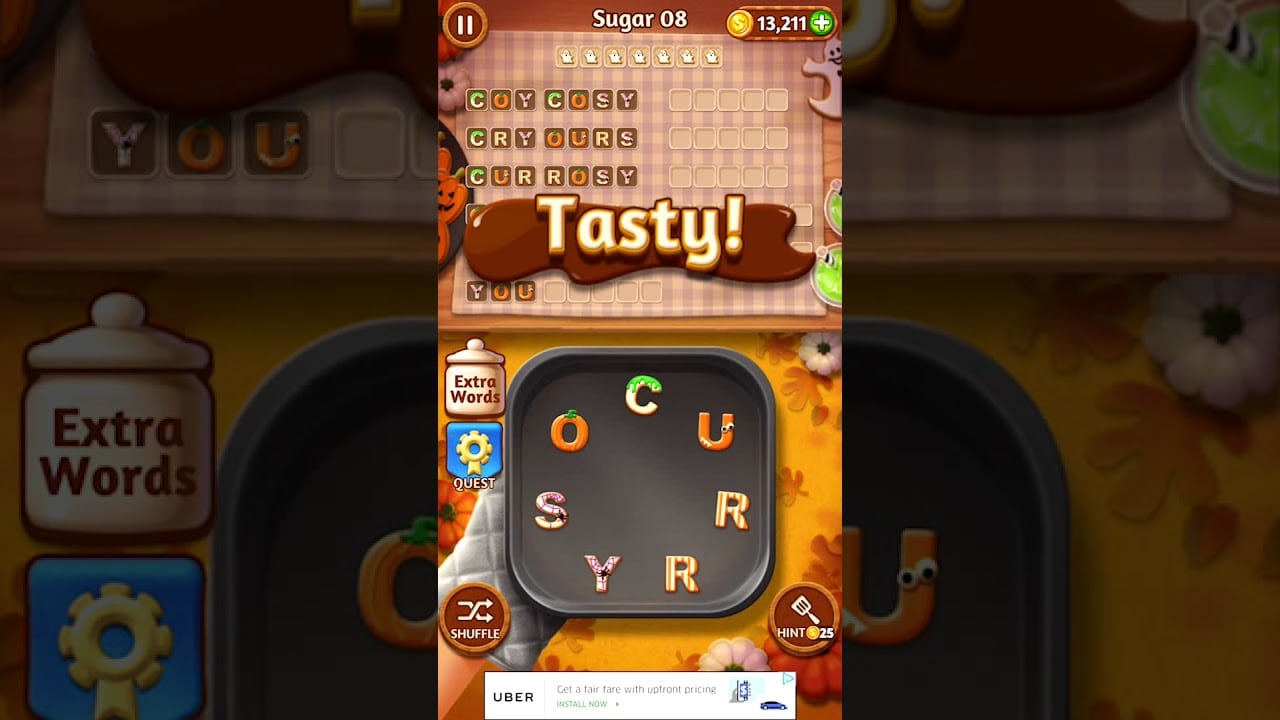 Word Cookies Sugar 8