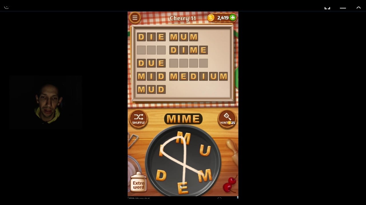 Word Cookies, Talented Chef, Cherry Level 11
