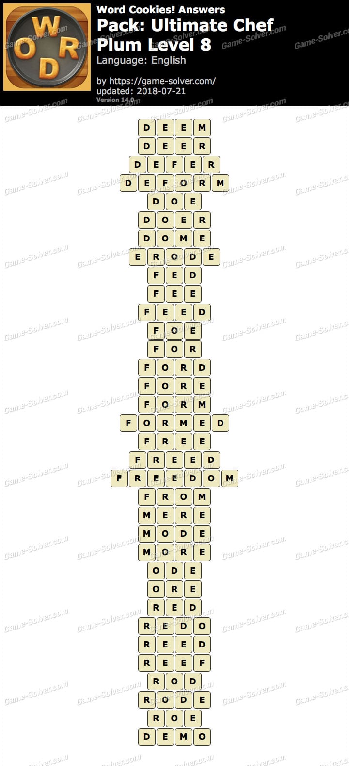 Word Cookies Ultimate Chef