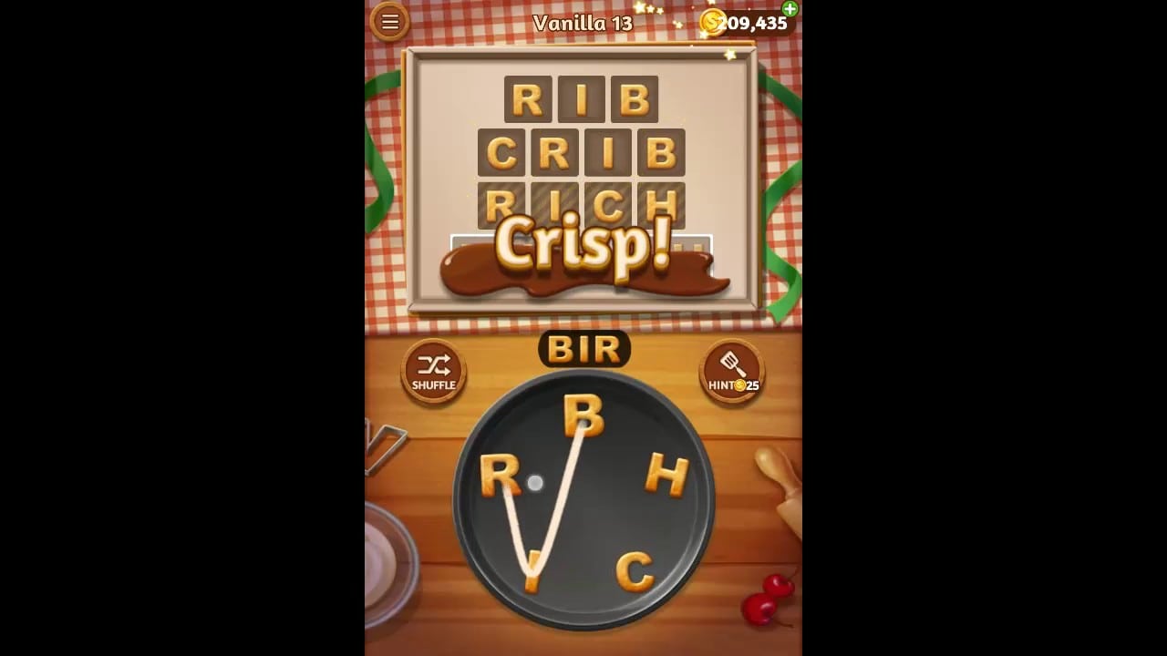 Word Cookies Vanilla Pack Level 13 Answers
