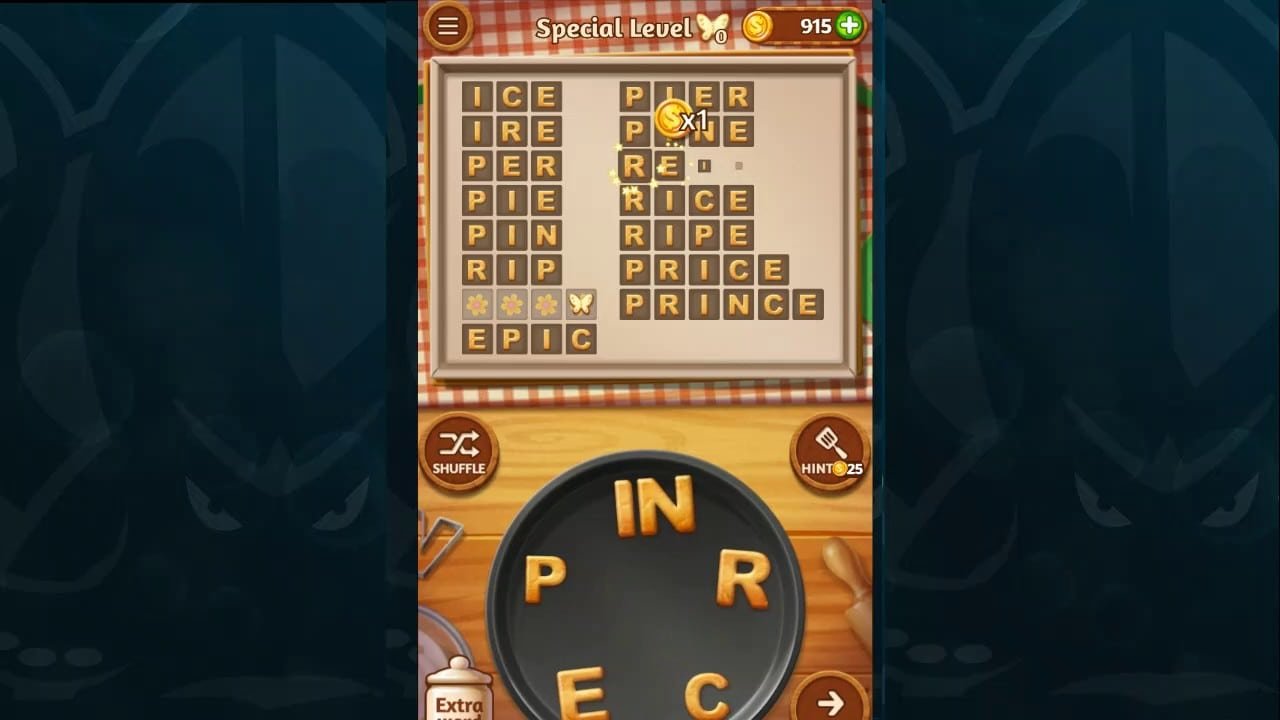 Word Cookies Walkthrough Peach Level 5 Special Level Solved