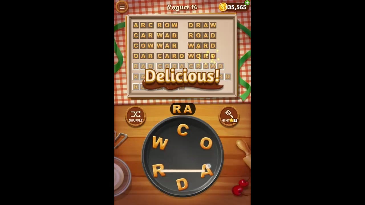 Word Cookies Yogurt Pack Level 14 Answers