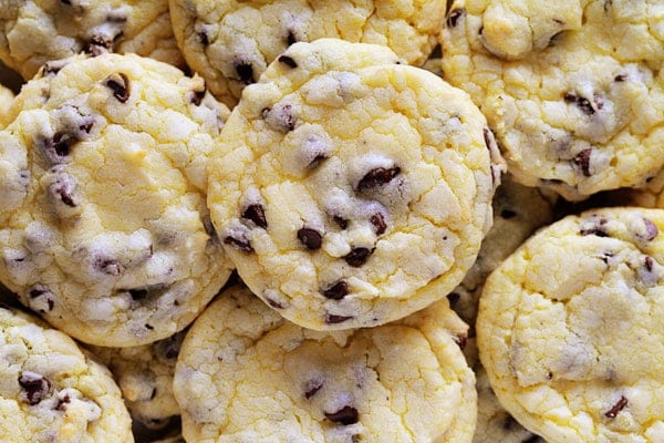 Yellow Cake Mix Cookies