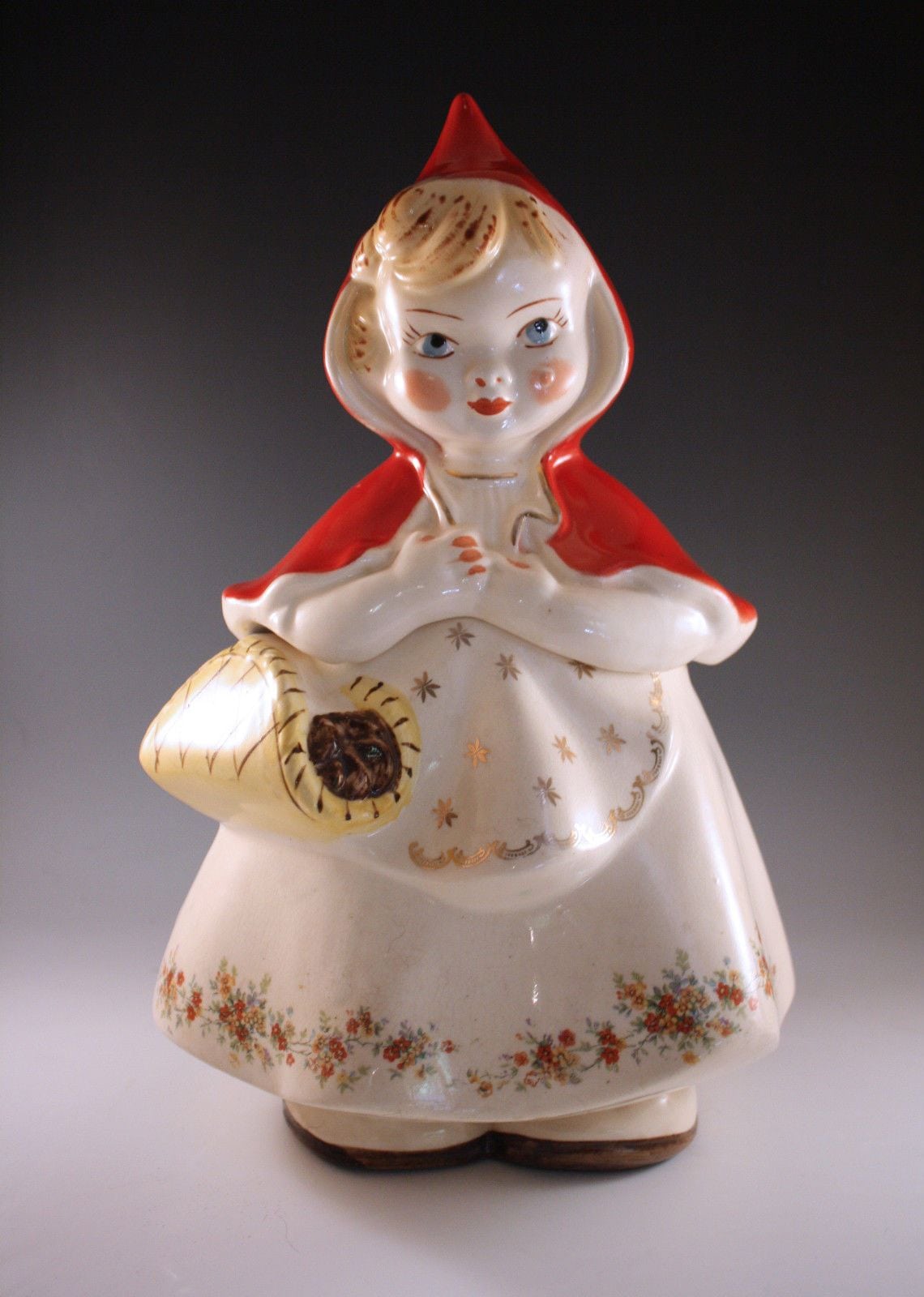 1940's Hull Original Little Red Riding Hood Cookie Jar,  967