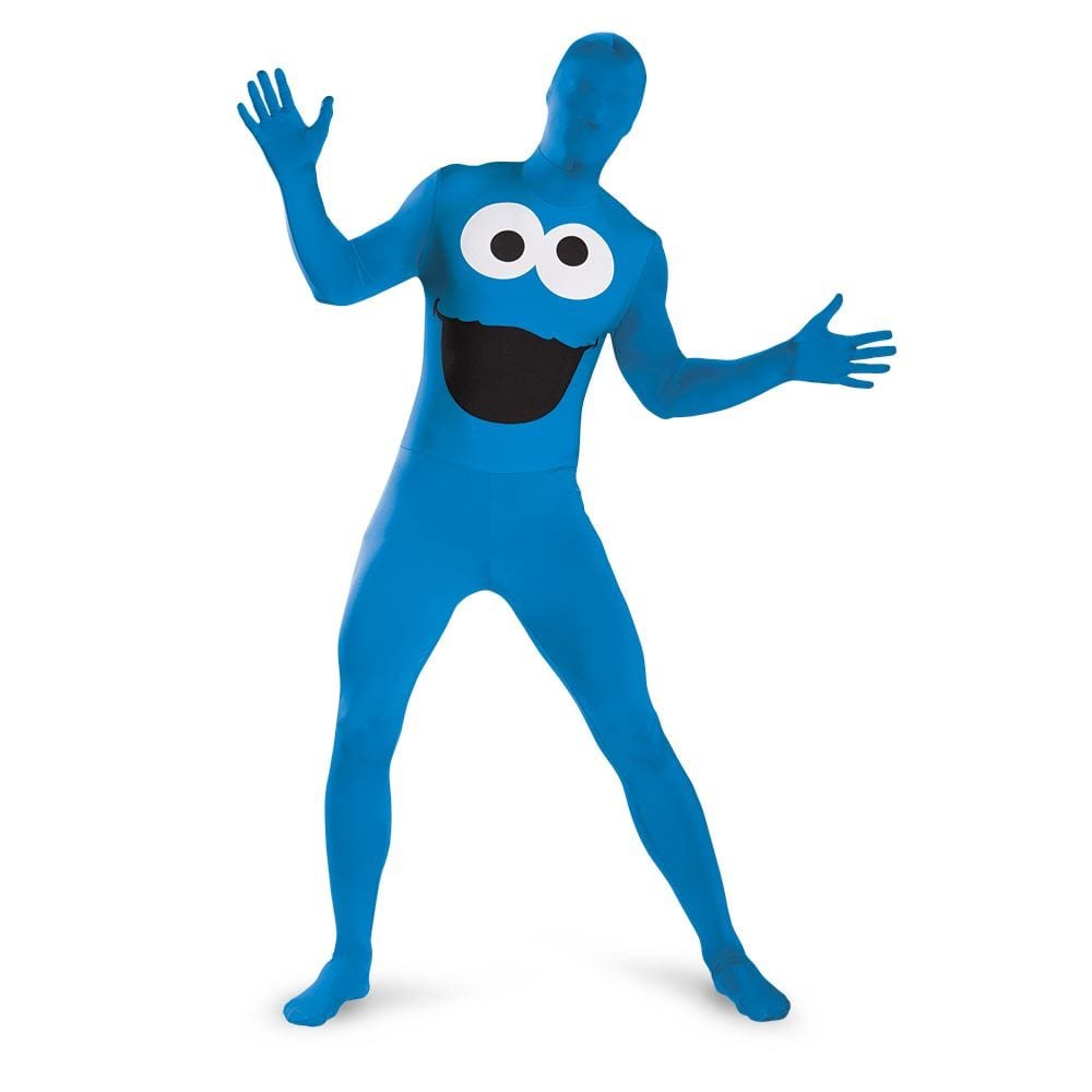 Adult Sesame Cookie Monster Men Costume