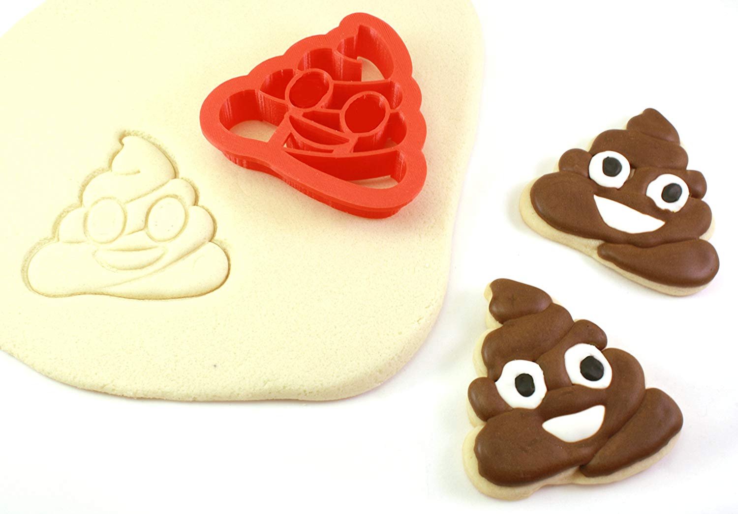 Amazon Com  Poop Emoji Cookie Cutter  Kitchen & Dining